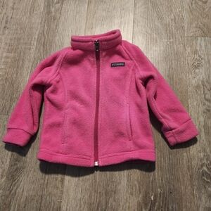 Columbia Bright Pink Fleece Jacket